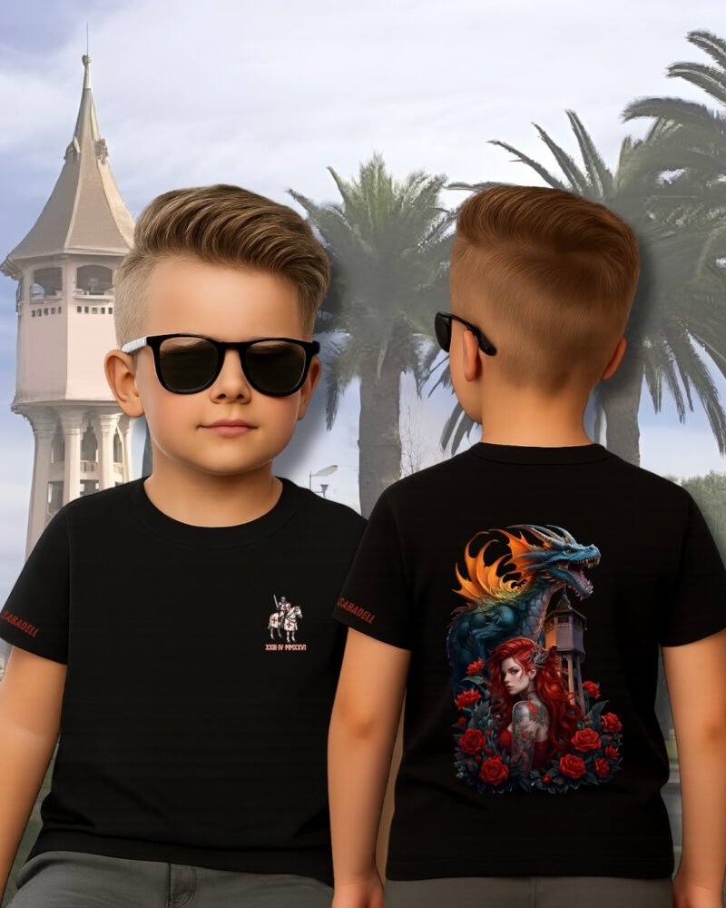 1ºMod. Camiseta Niño Diada Sant Jordi Sabadell Torre del Aigua