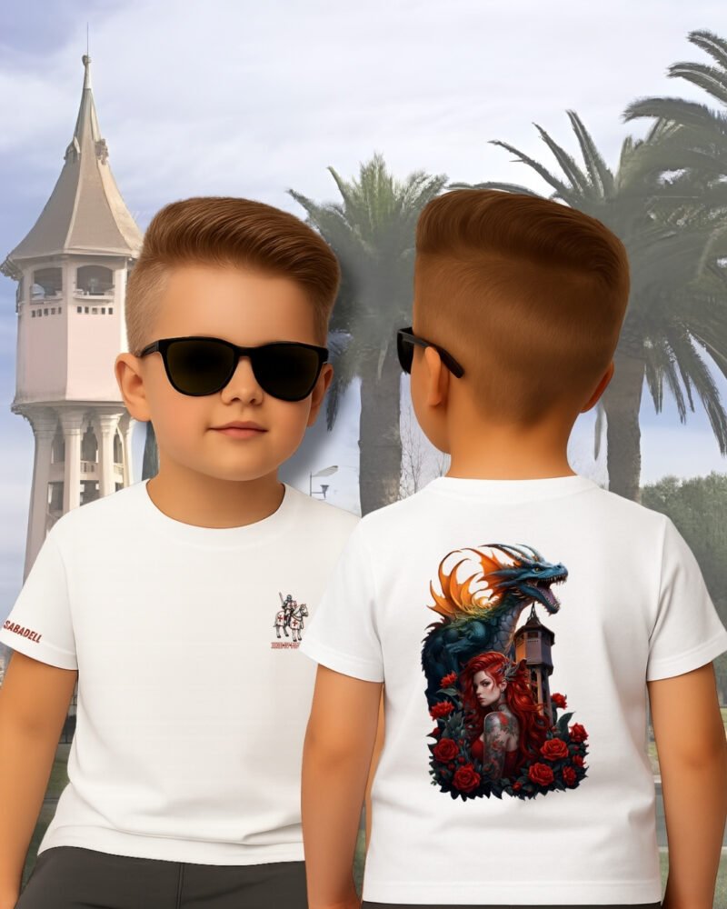 3ºMod. Camiseta Niño Diada Sant Jordi Sabadell Torre del Aigua
