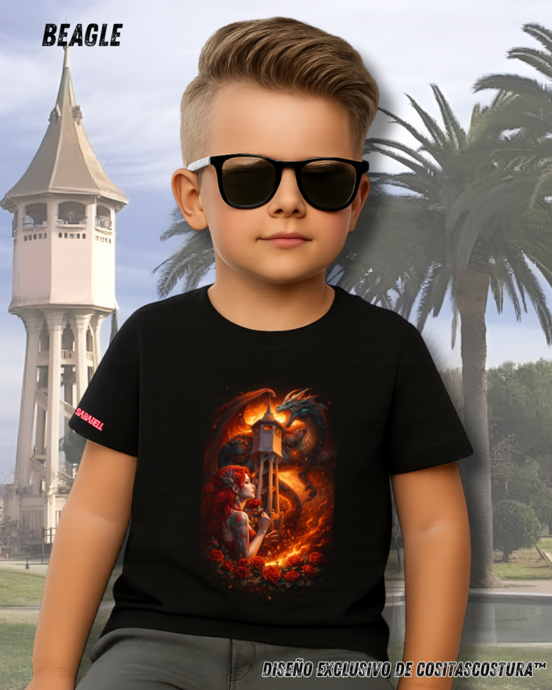 6ºMod. Camiseta Niño Diada Sant Jordi Sabadell Torre del Aigua
