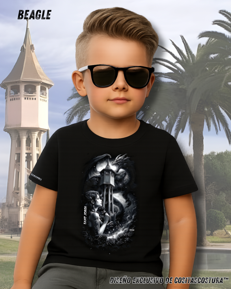 3ºMod. Camiseta Niño Diada Sant Jordi Sabadell Torre del Aigua