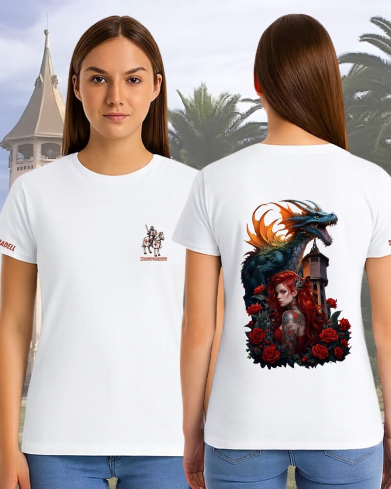 3ºMod. Camiseta Mujer Diada Sant Jordi Sabadell Torre del Aigua