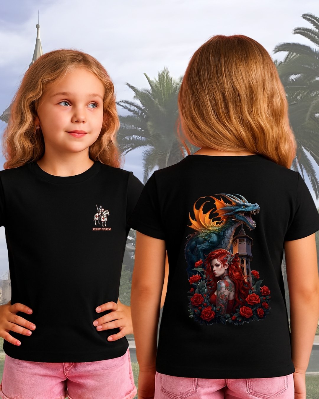 1ºMod. Camiseta Niña Diada Sant Jordi Sabadell Torre del Aigua