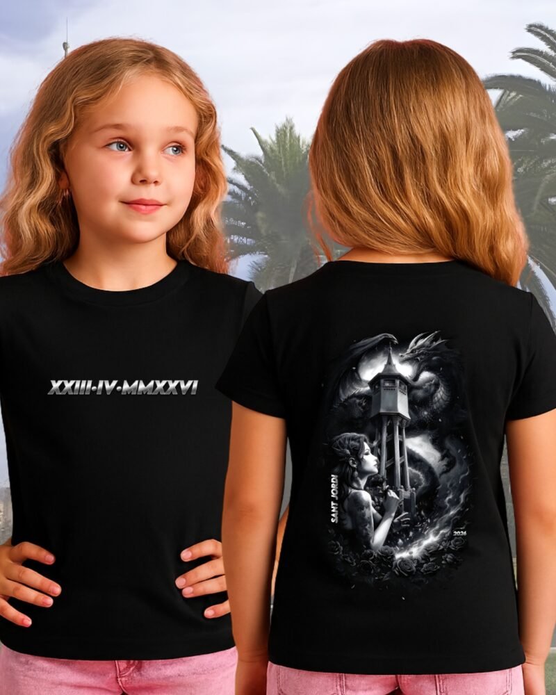 5ºMod. Camiseta Niña Diada Sant Jordi Sabadell Torre del Aigua