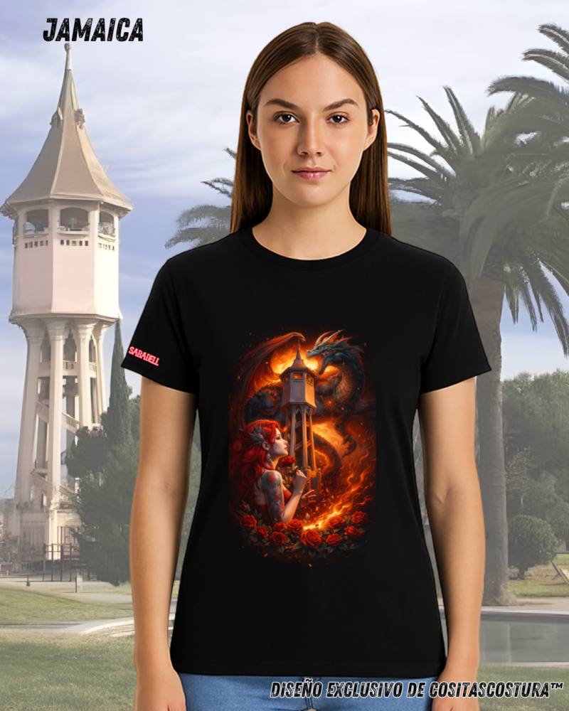 Sant Jordi SAbadell gama rojos y naranjas halftone