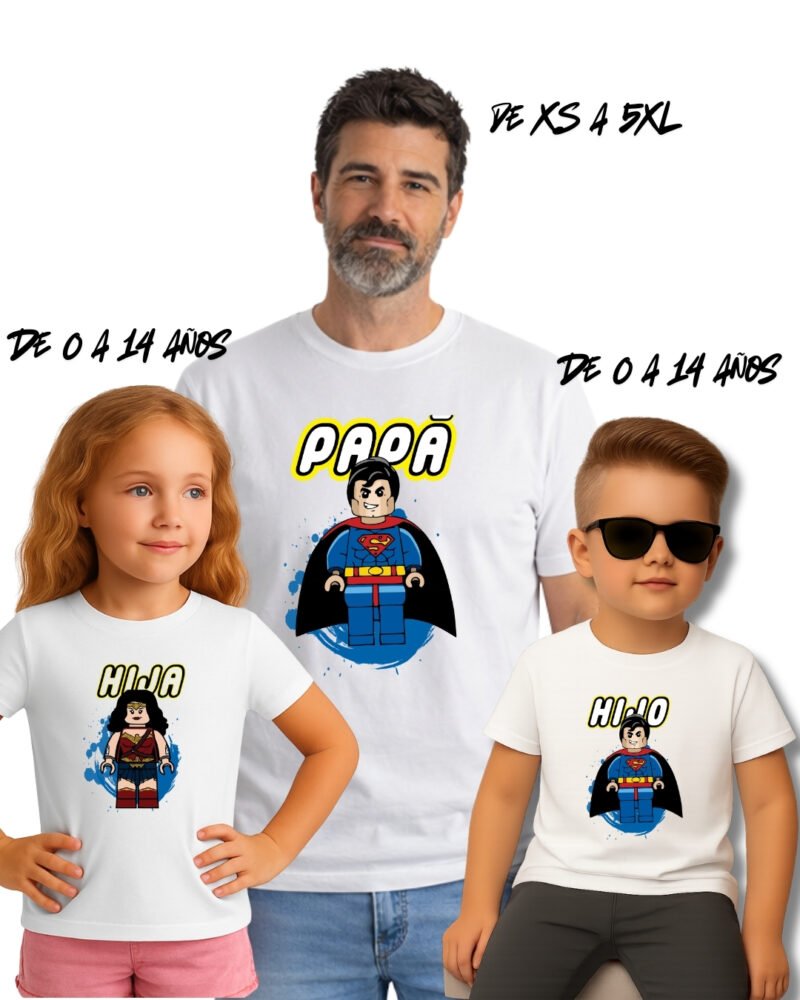 PACK 3 CAMISETAS FAMILIARES - DÍA DEL PADRE