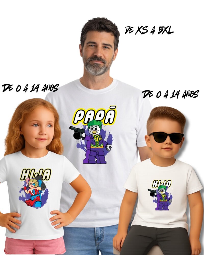 PACK 3 CAMISETAS FAMILIARES - DÍA DEL PADRE