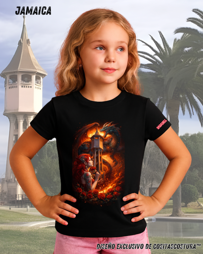 Sant Jordi SAbadell gama rojos y naranjas halftone