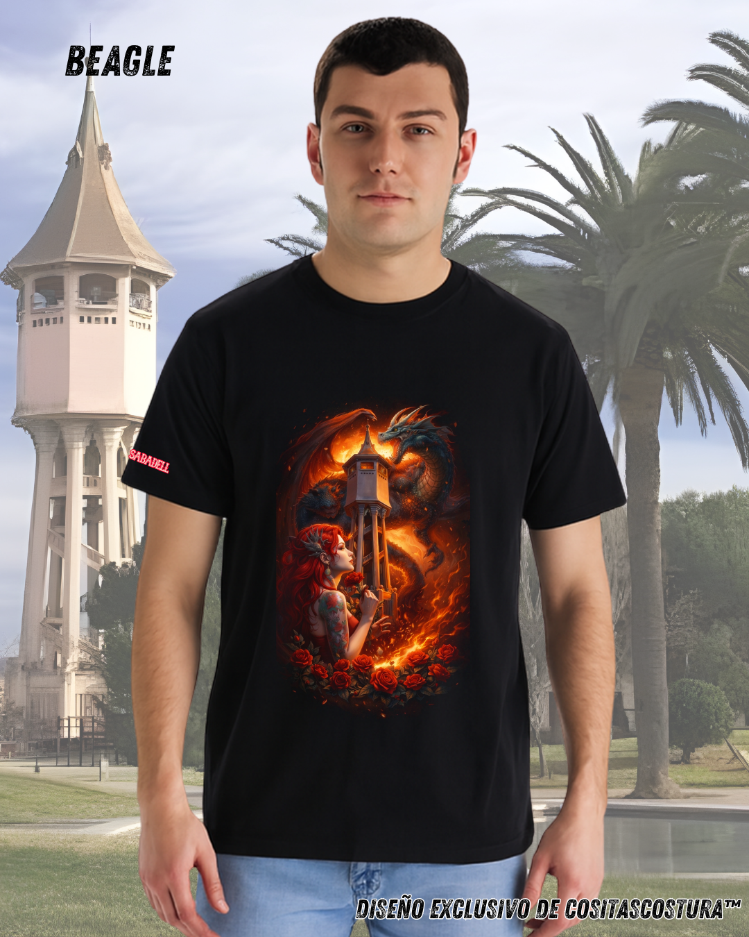 6 Sant Jordi SAbadell gama rojos y naranjas halftone