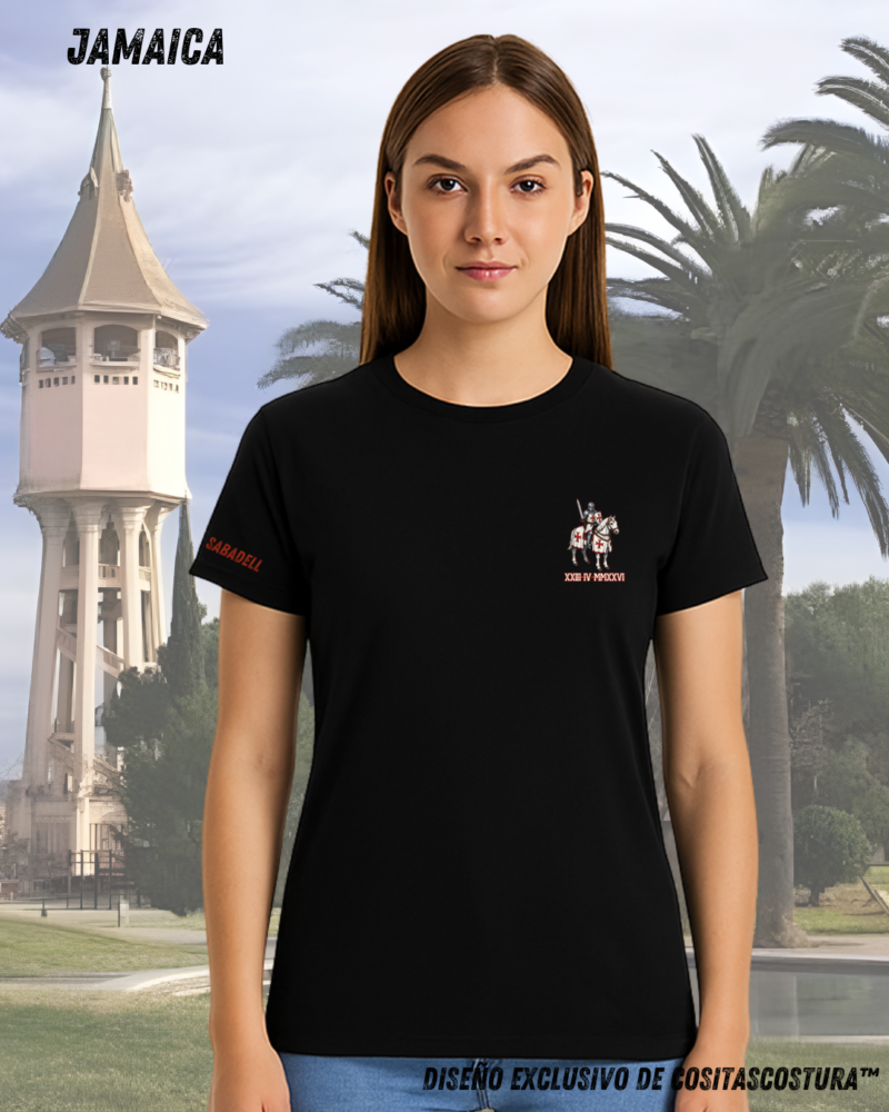 1ºMod. Camiseta Mujer Diada Sant Jordi Sabadell Torre del Aigua