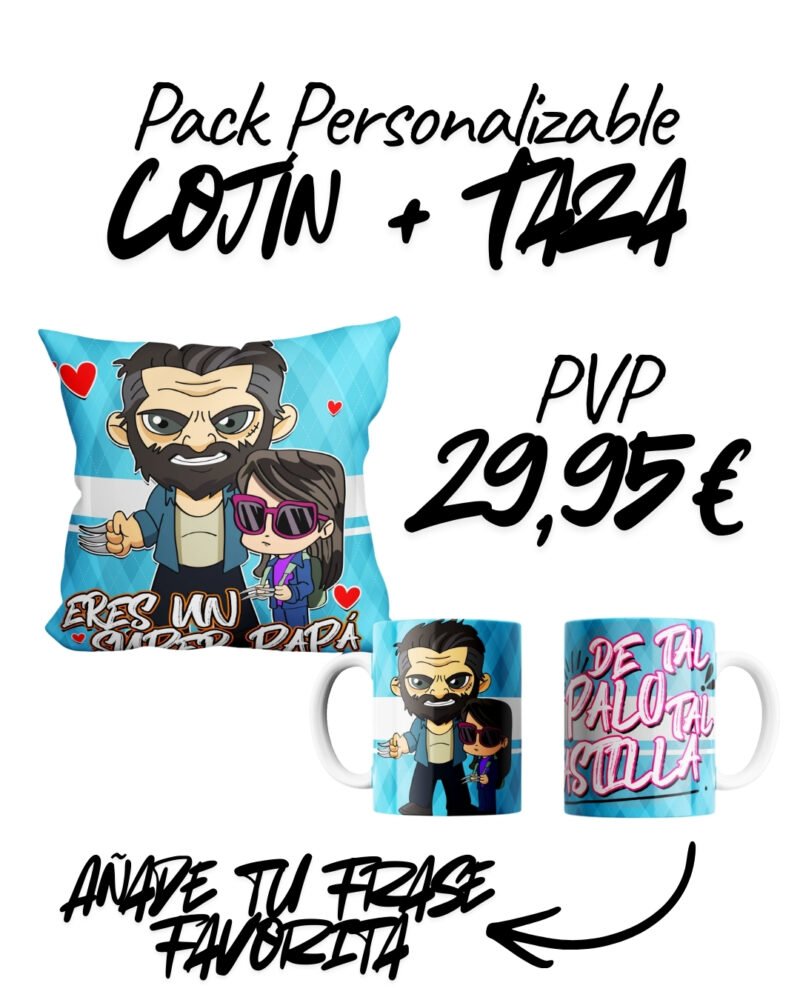 PACK TAZA + COJÍN DÍA DEL PADRE