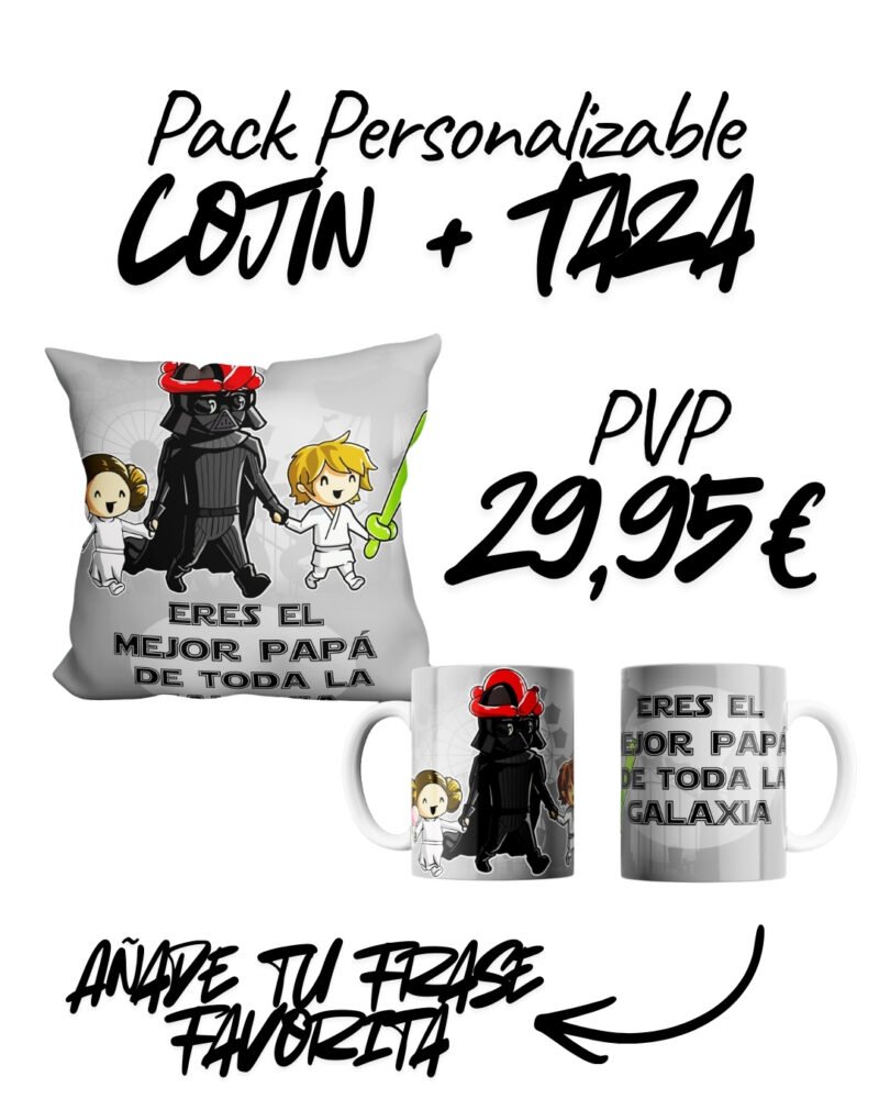 PACK TAZA + COJÍN DÍA DEL PADRE