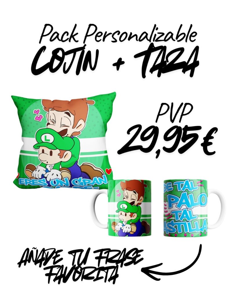 PACK TAZA + COJÍN DÍA DEL PADRE