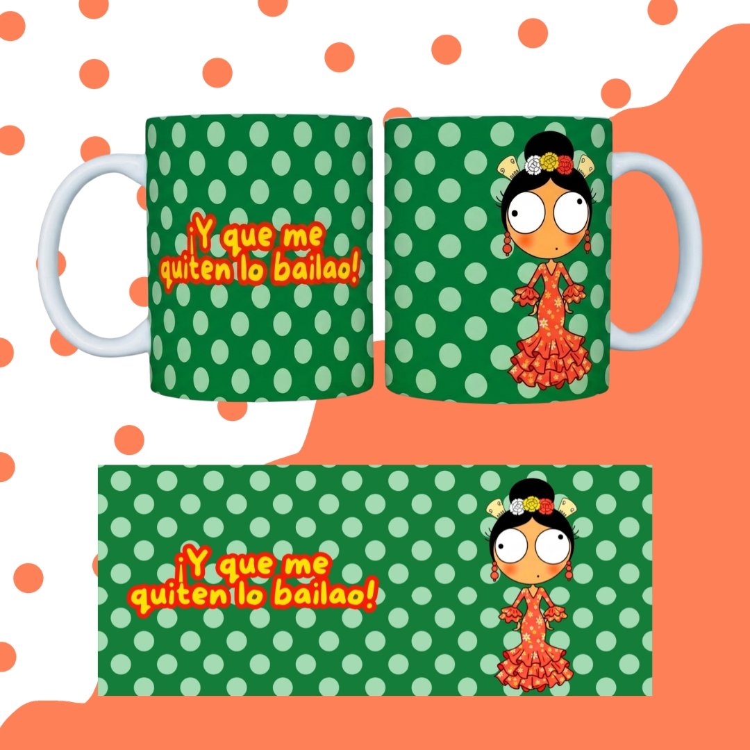 TAZA FLAMENQUILLAS SUBLIMADA