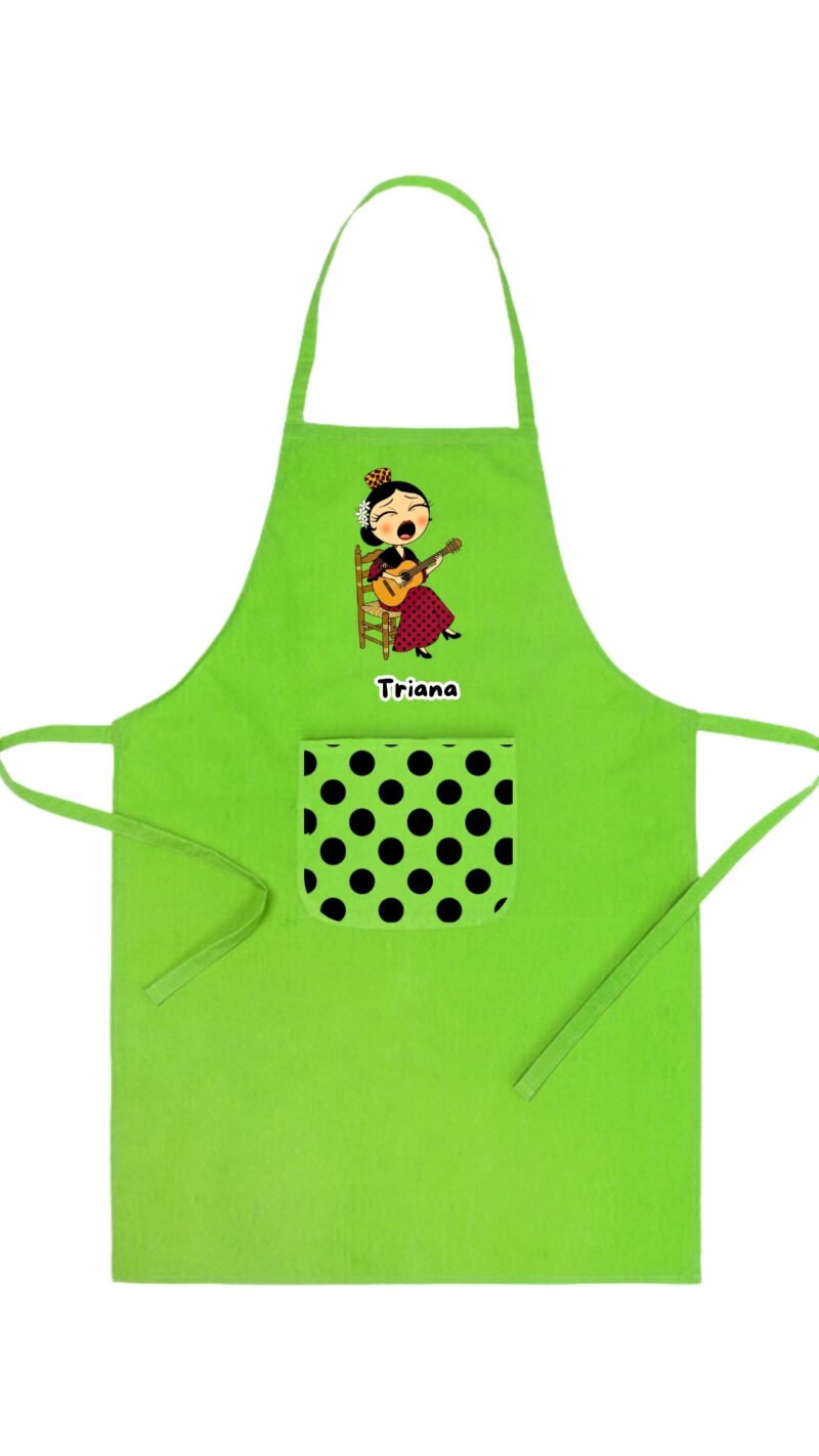 Delantal Flamenquillas Personalizable