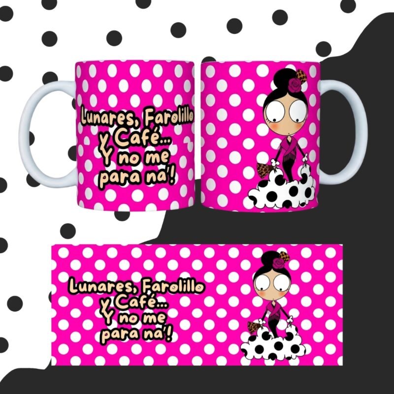 TAZA FLAMENQUILLAS SUBLIMADA