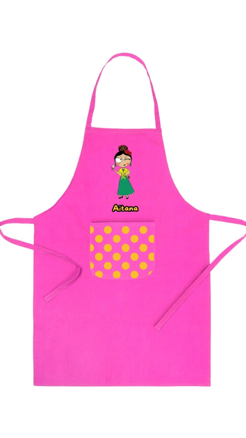 Delantal Flamenquillas Personalizable