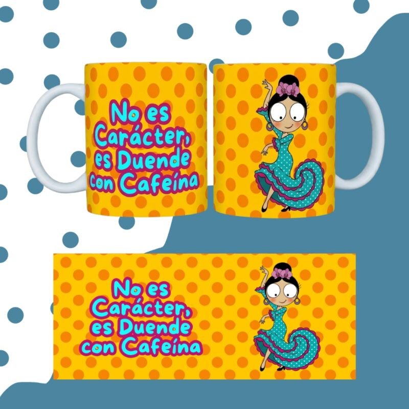 TAZA FLAMENQUILLAS SUBLIMADA