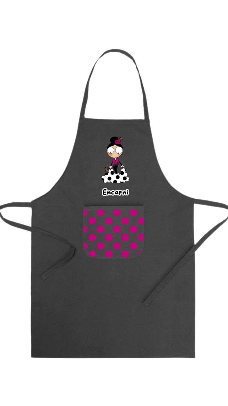 Delantal Flamenquillas Personalizable