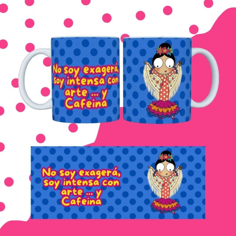 TAZA FLAMENQUILLAS SUBLIMADA