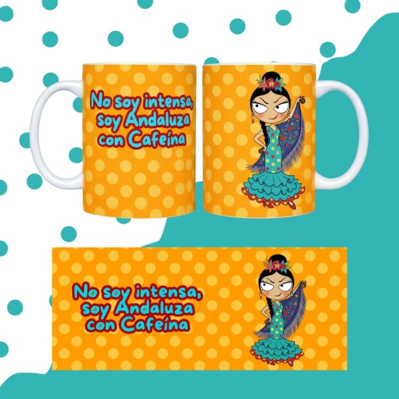 TAZA FLAMENQUILLAS SUBLIMADA