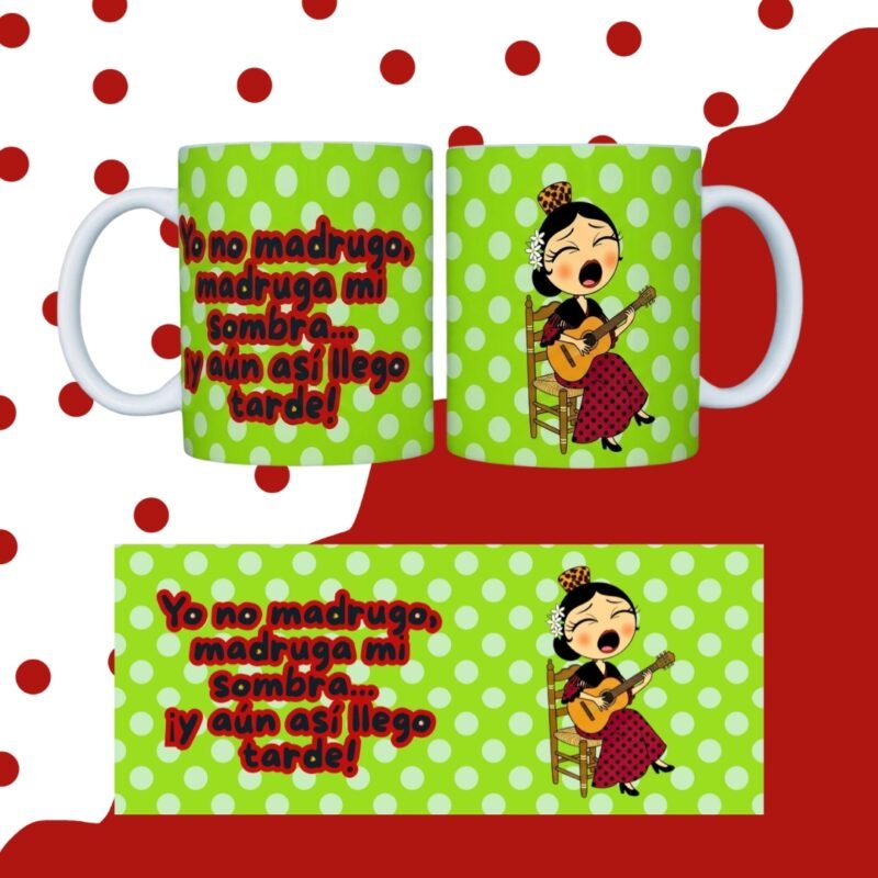 TAZA FLAMENQUILLAS SUBLIMADA