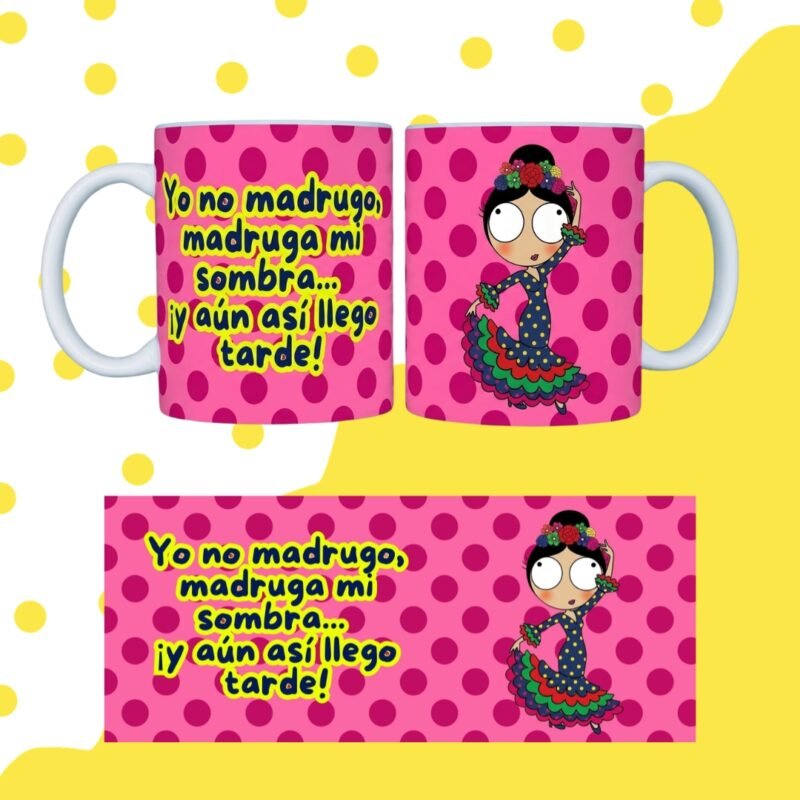 TAZA FLAMENQUILLAS SUBLIMADA