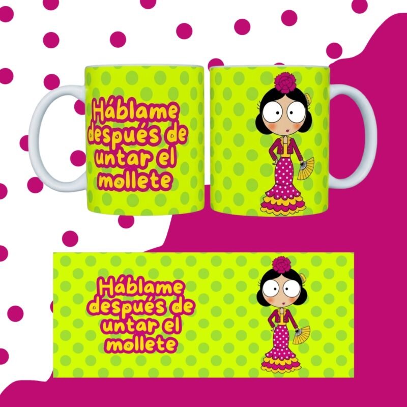 TAZA FLAMENQUILLAS SUBLIMADA