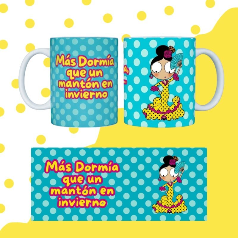 TAZA FLAMENQUILLAS SUBLIMADA