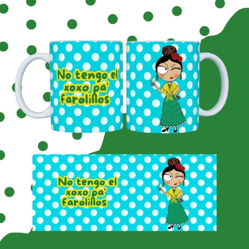 TAZA FLAMENQUILLAS SUBLIMADA