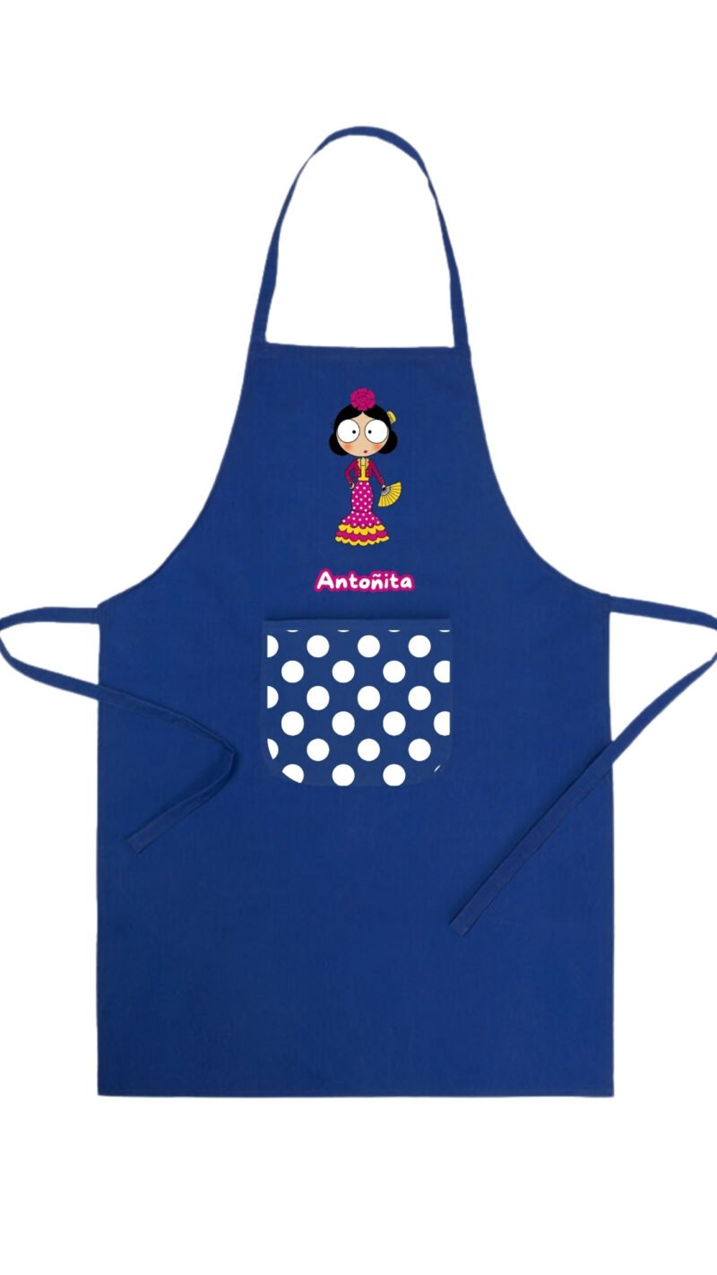 Delantal Flamenquillas Personalizable