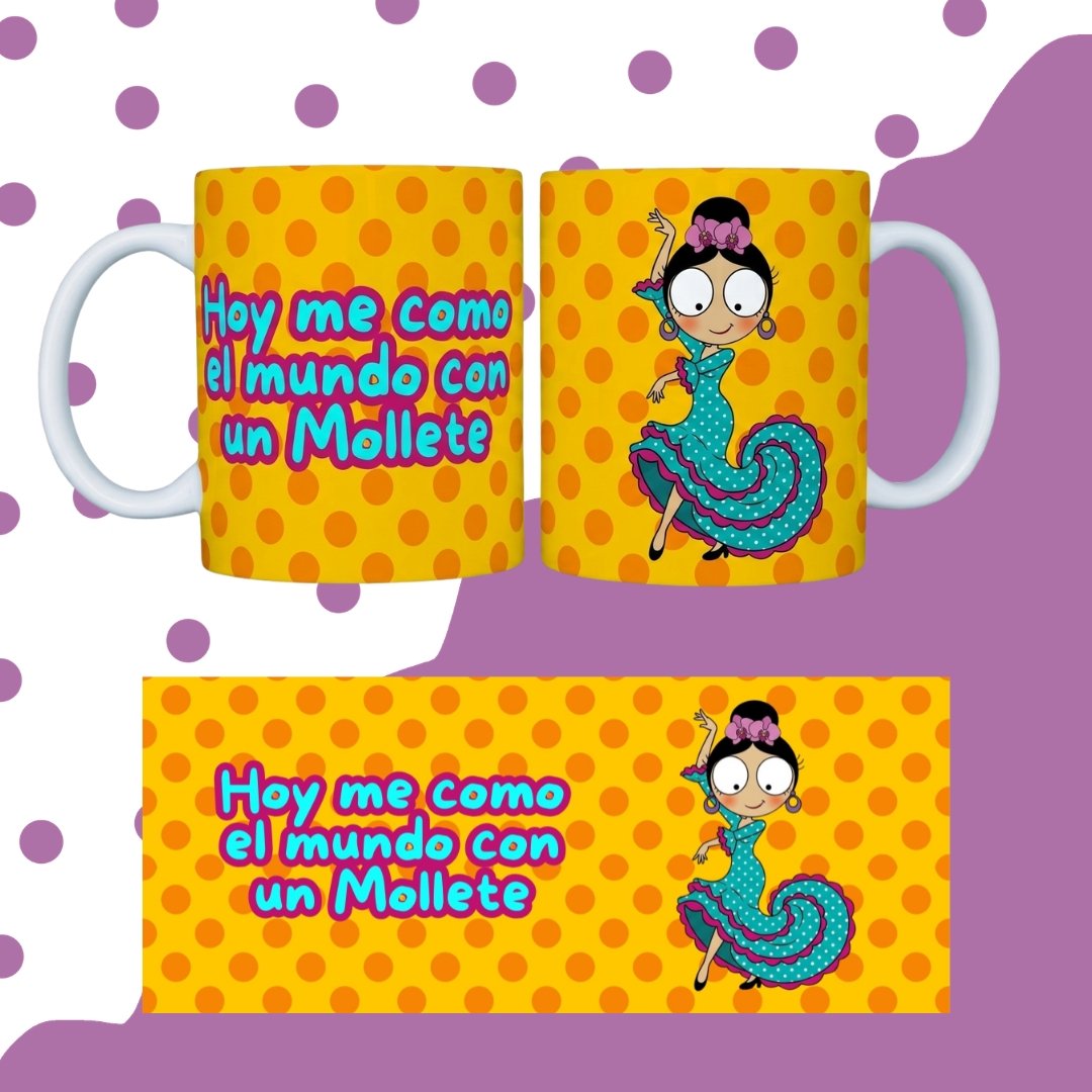 TAZA FLAMENQUILLAS SUBLIMADA