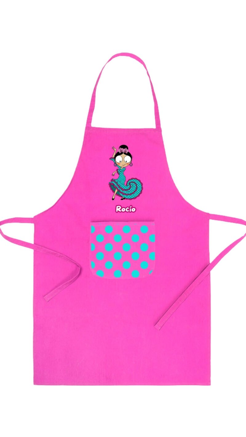 Delantal Flamenquillas Personalizable