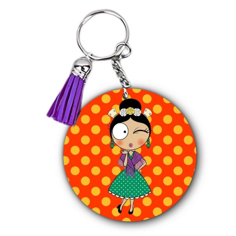Llavero Flamenquillas Personalizable