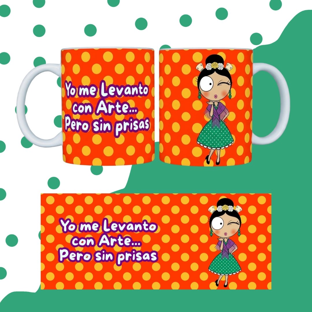 TAZA FLAMENQUILLAS SUBLIMADA
