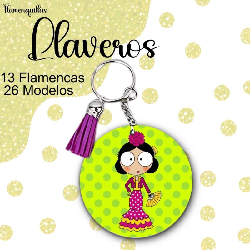 Llaveros Flamenquillas