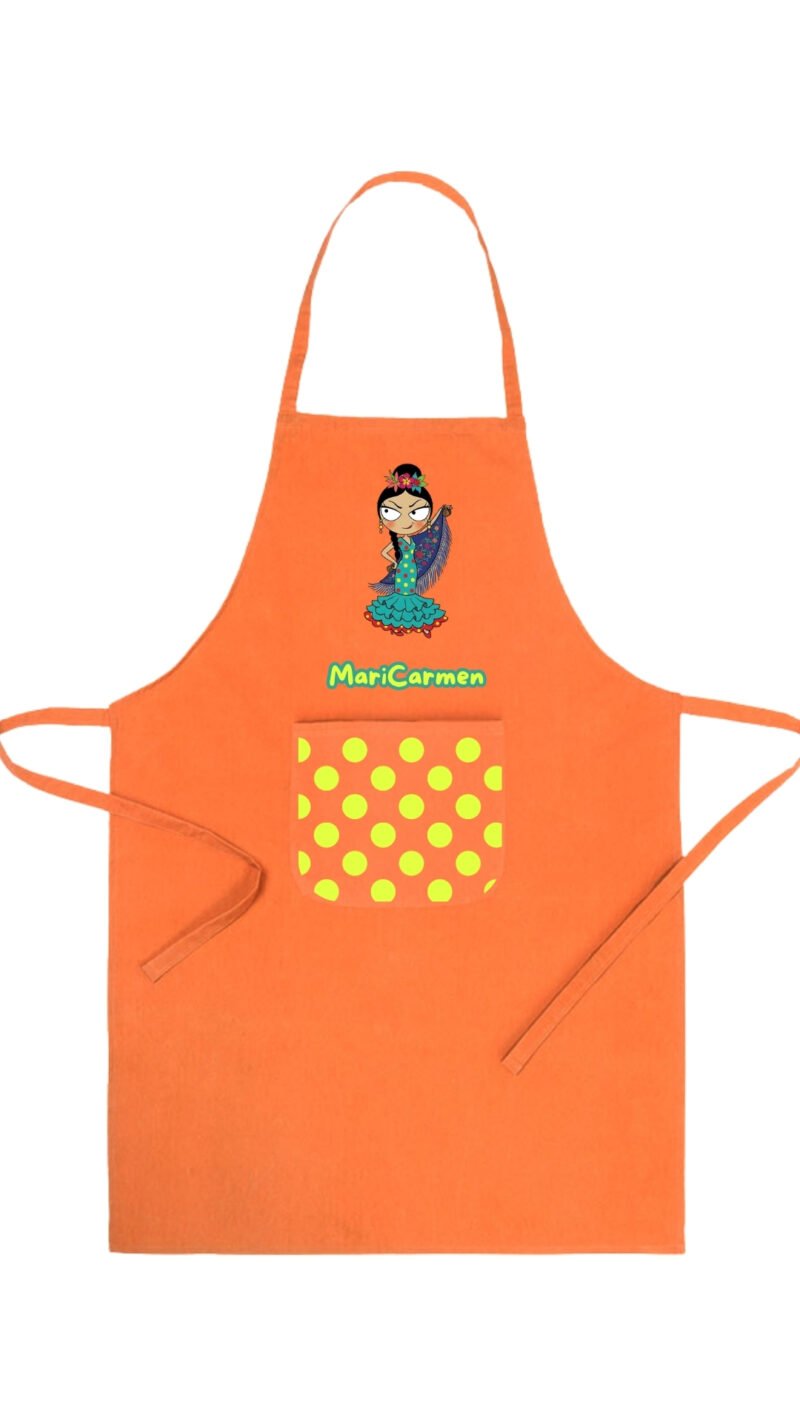 Delantal Flamenquillas Personalizable