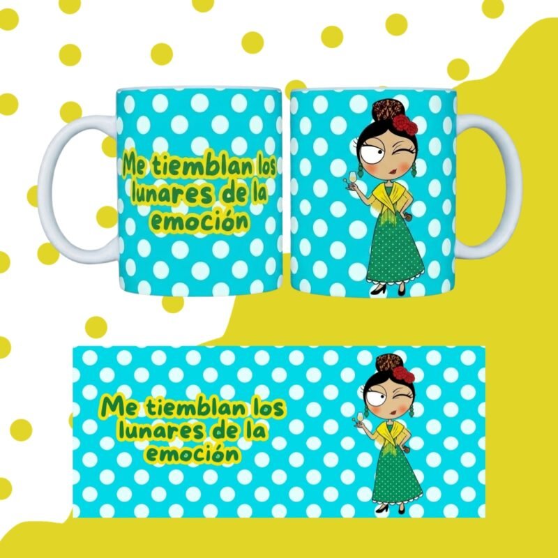 TAZA FLAMENQUILLAS SUBLIMADA