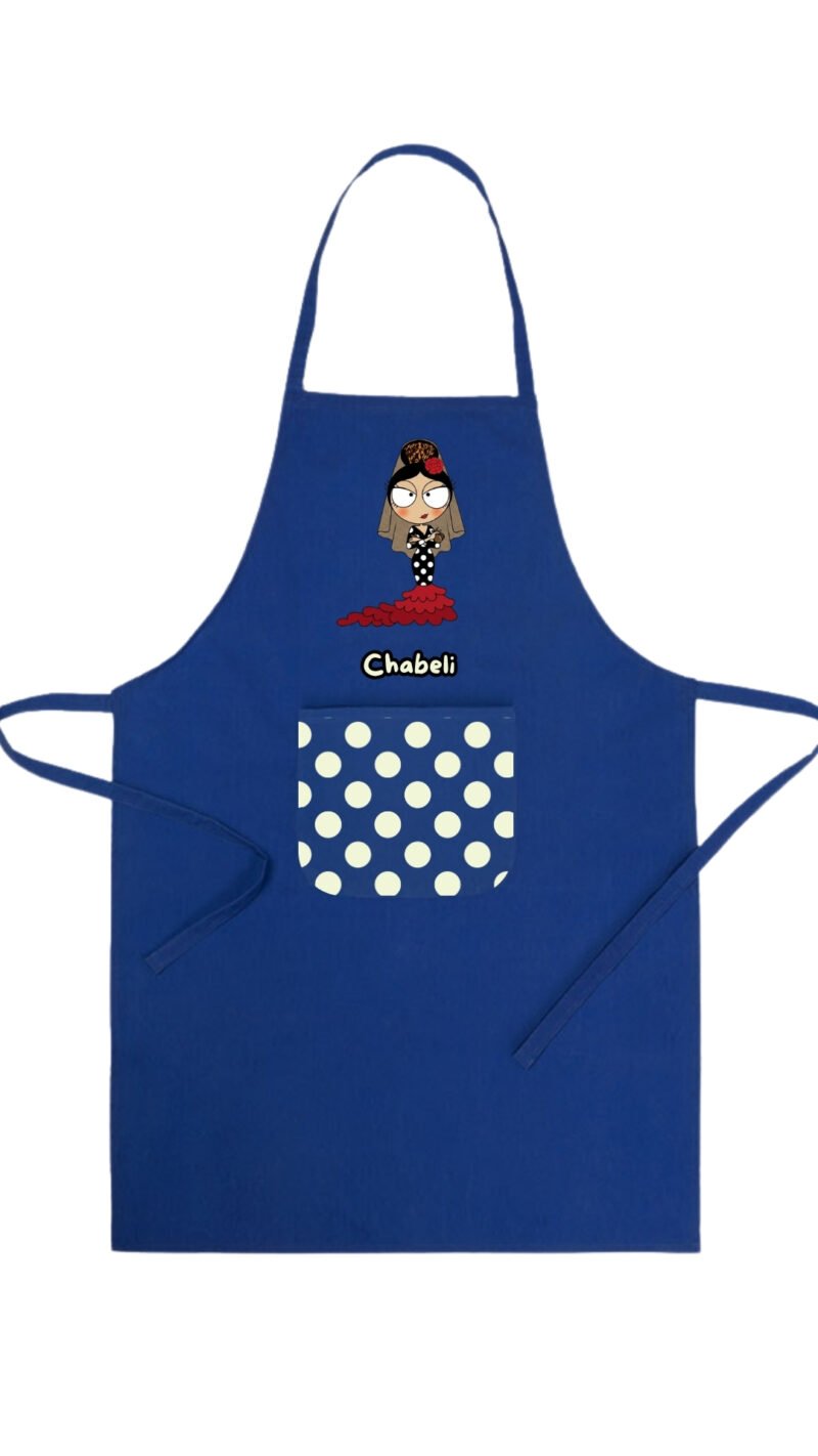 Delantal Flamenquillas Personalizable