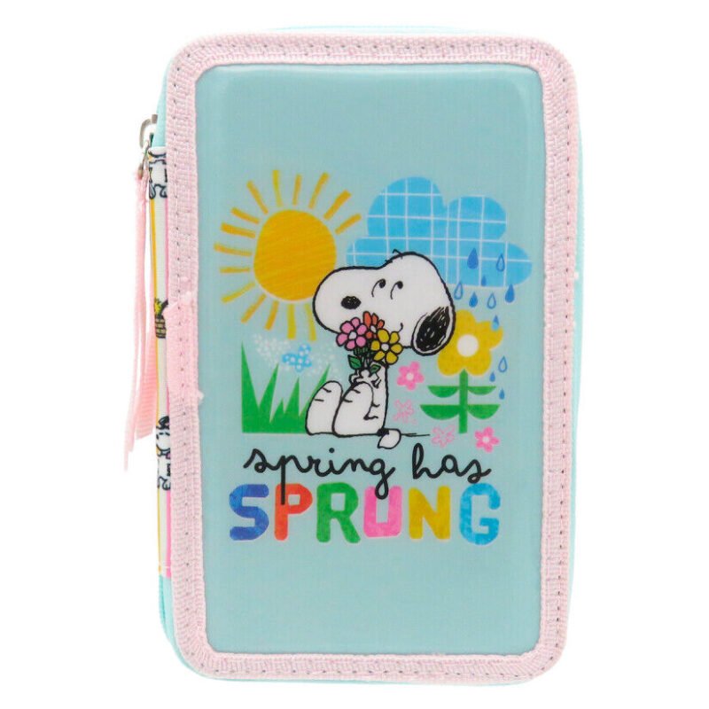 Plumier Snoopy Peanuts triple