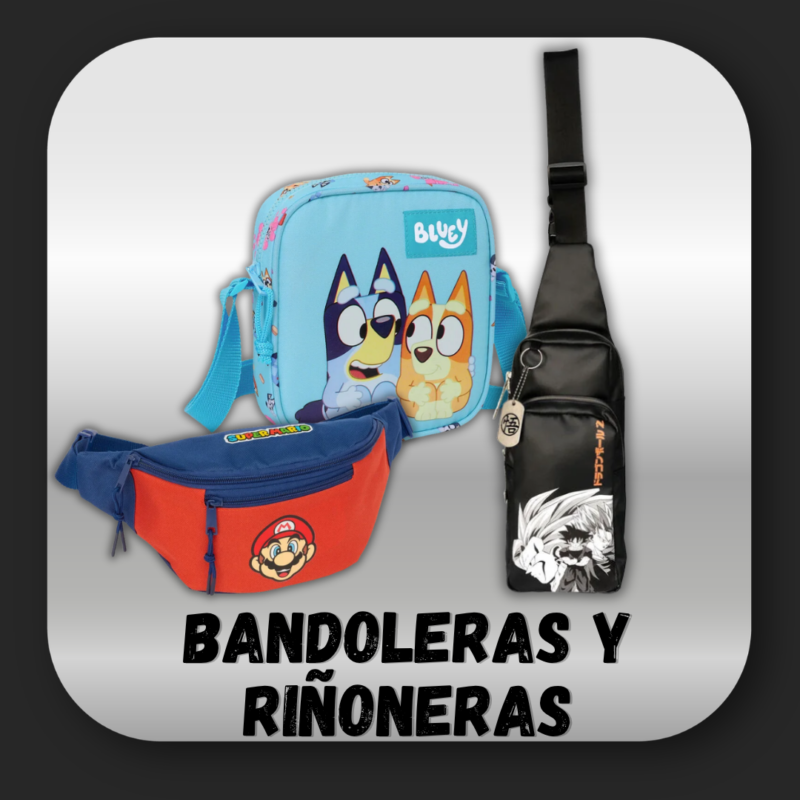 BANDOLERAS Y RIÑONERAS LICENCIAS
