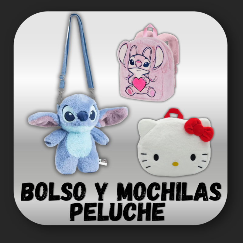 BOLSOS Y MOCHILAS DE PELUCHE
