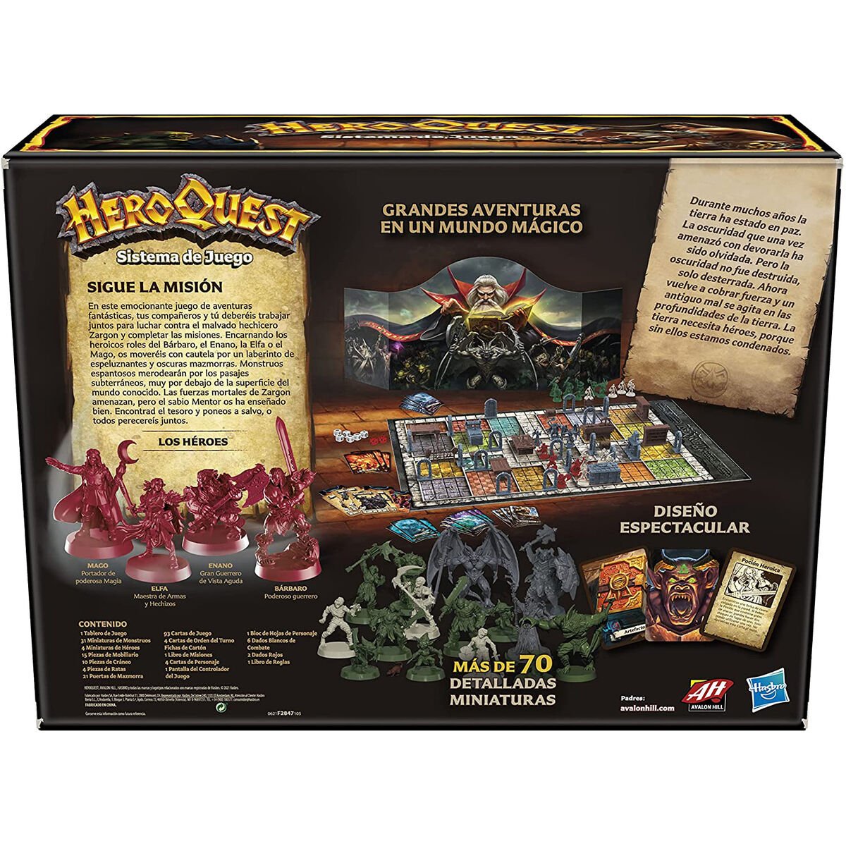 Juego de Mesa HeroQuest Aventuras en Mazmorras Avalon Hill español - Imagen 4