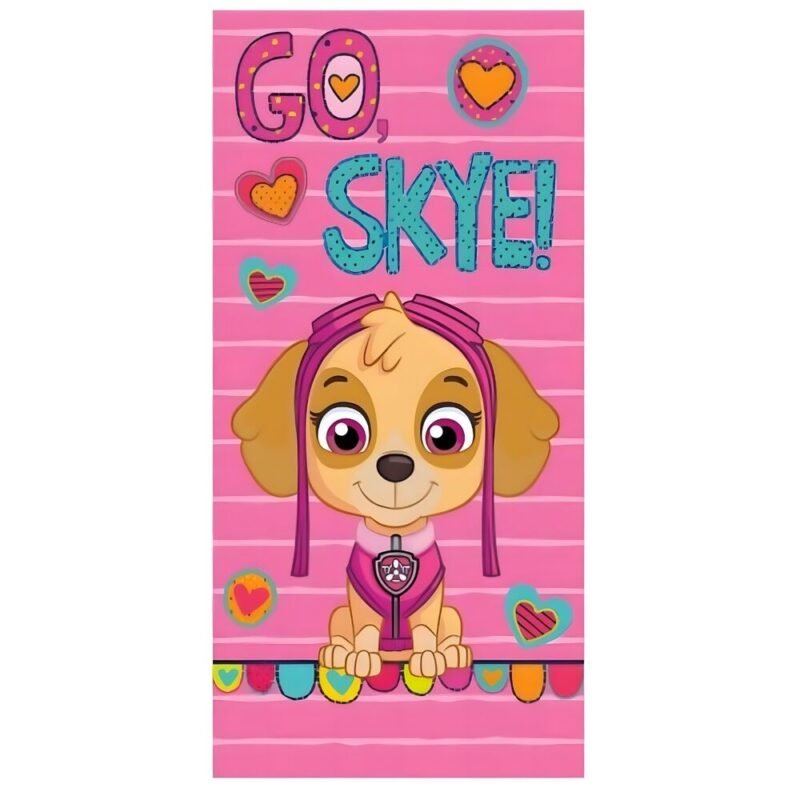 Toalla Patrulla Canina Paw Patrol microfibra