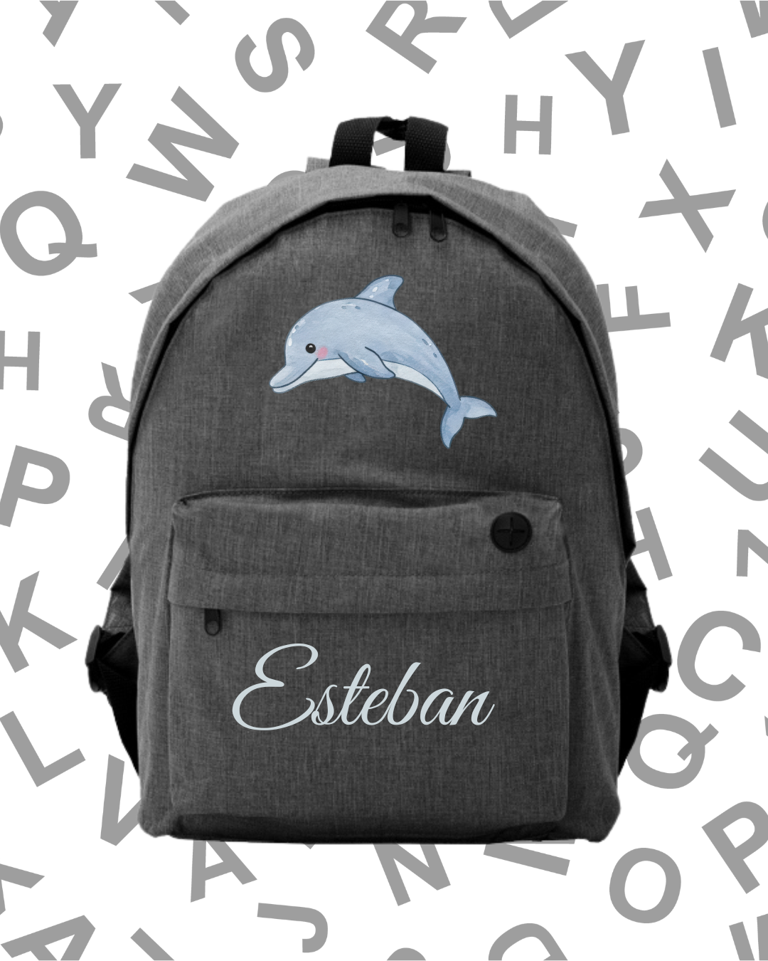 Mochila Escolar Delfín -.6 Colores.- - Imagen 2