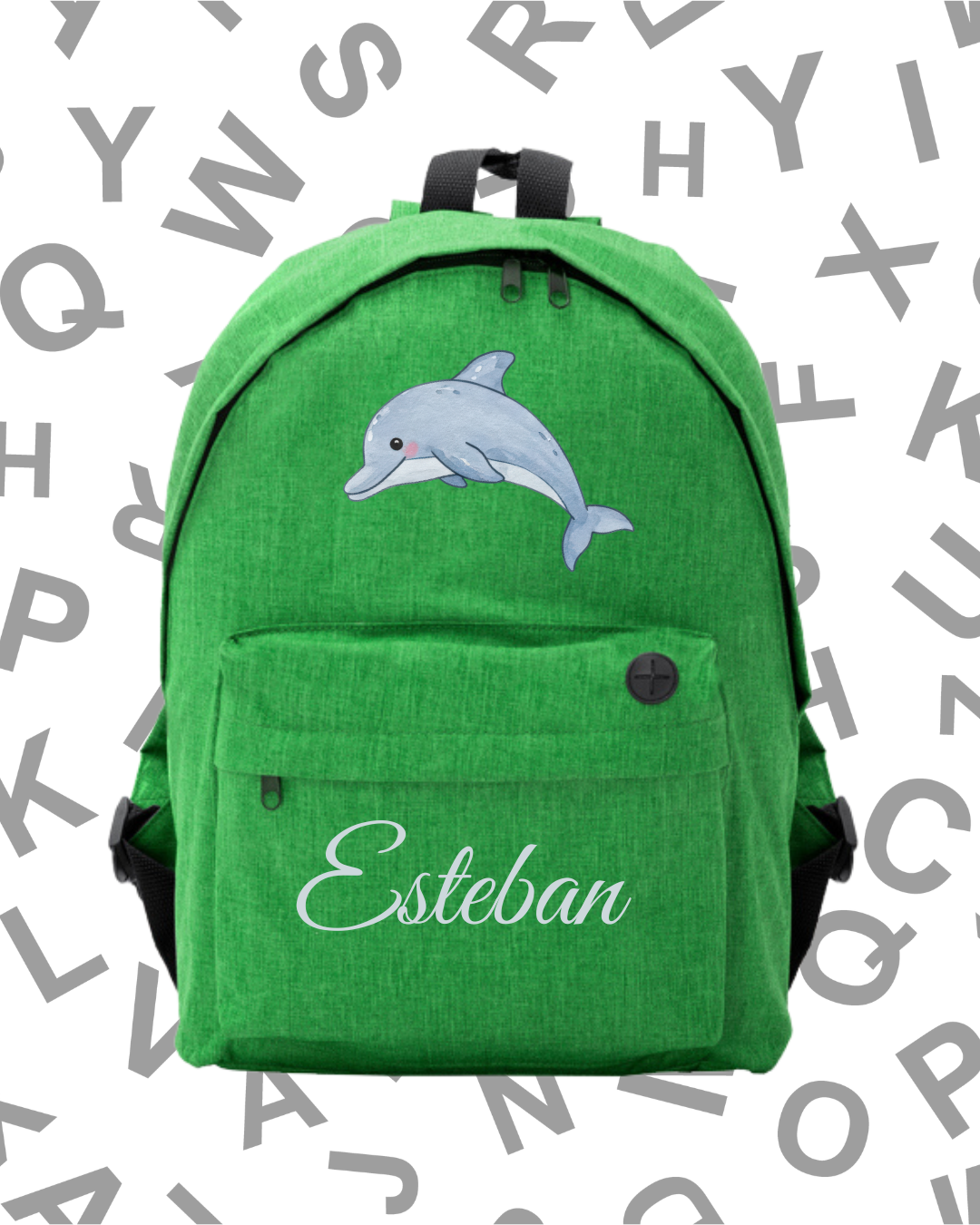 Mochila Escolar Delfín -.6 Colores.- - Imagen 3