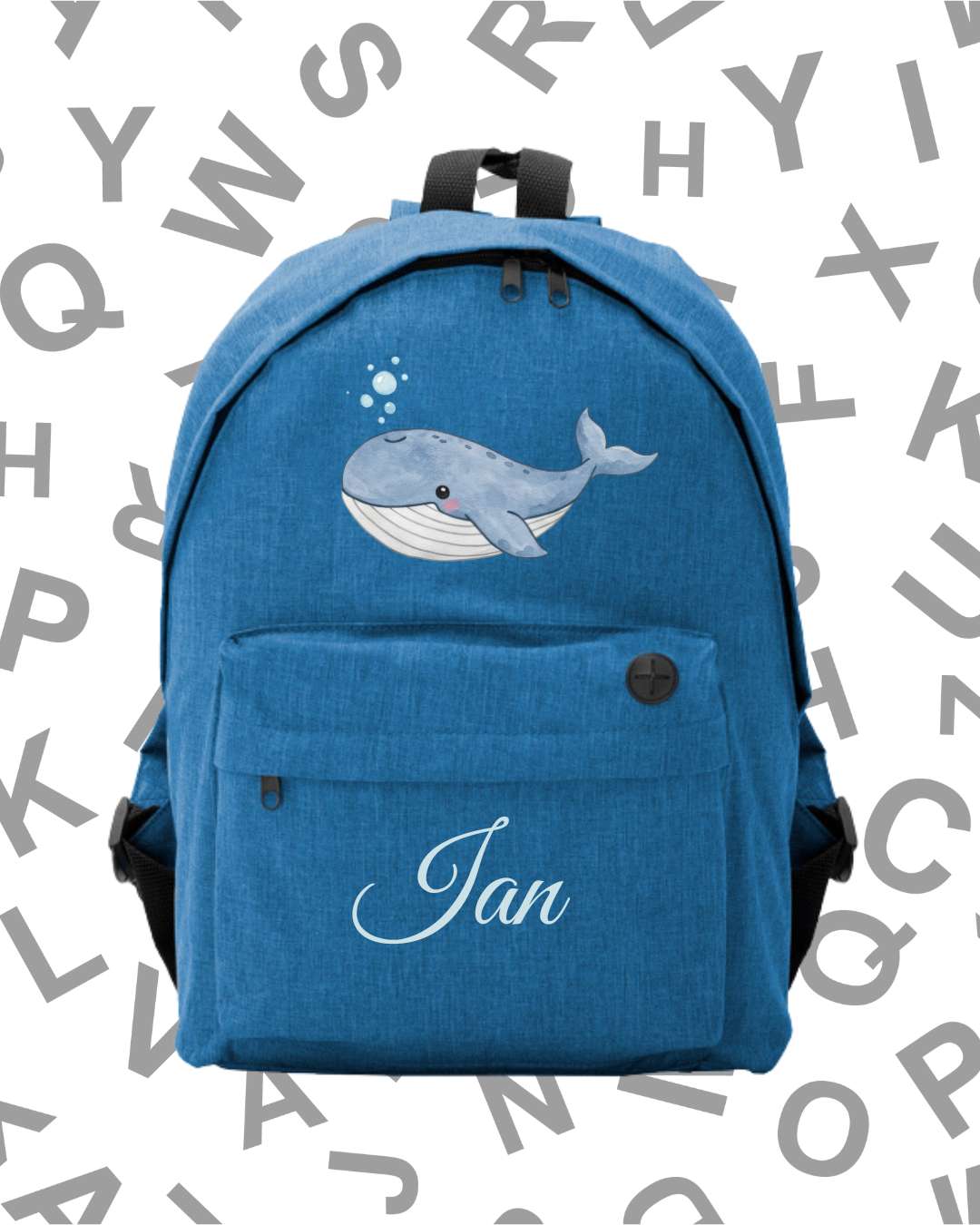 Mochila Escolar Ballena -.6 Colores.- - Imagen 4