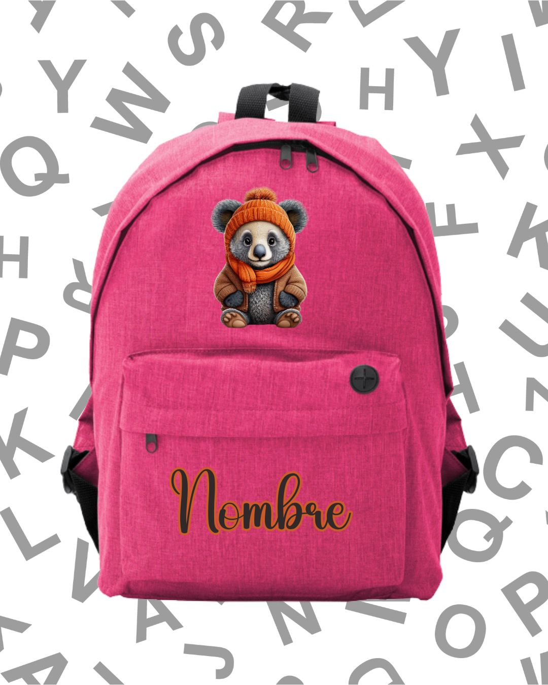 Mochila Escolar Panda -.6 Colores.- - Imagen 3