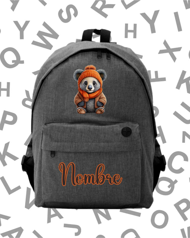 Mochila Escolar Panda -.6 Colores.-