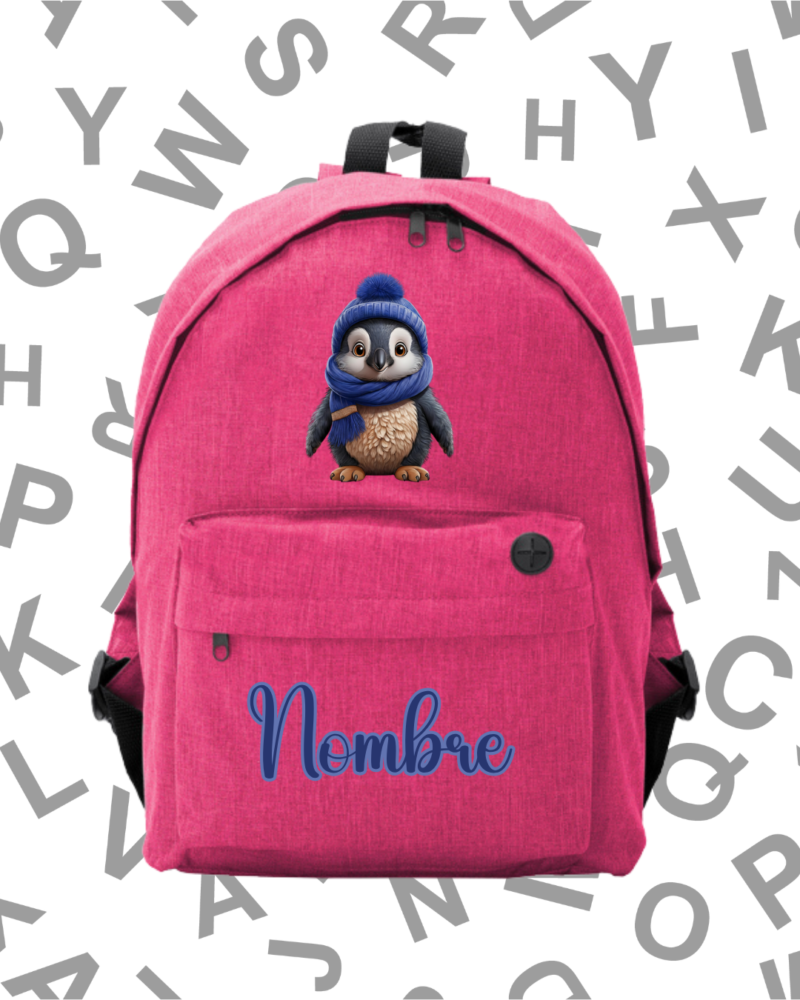 Mochila Escolar Pinguino -.6 Colores.-