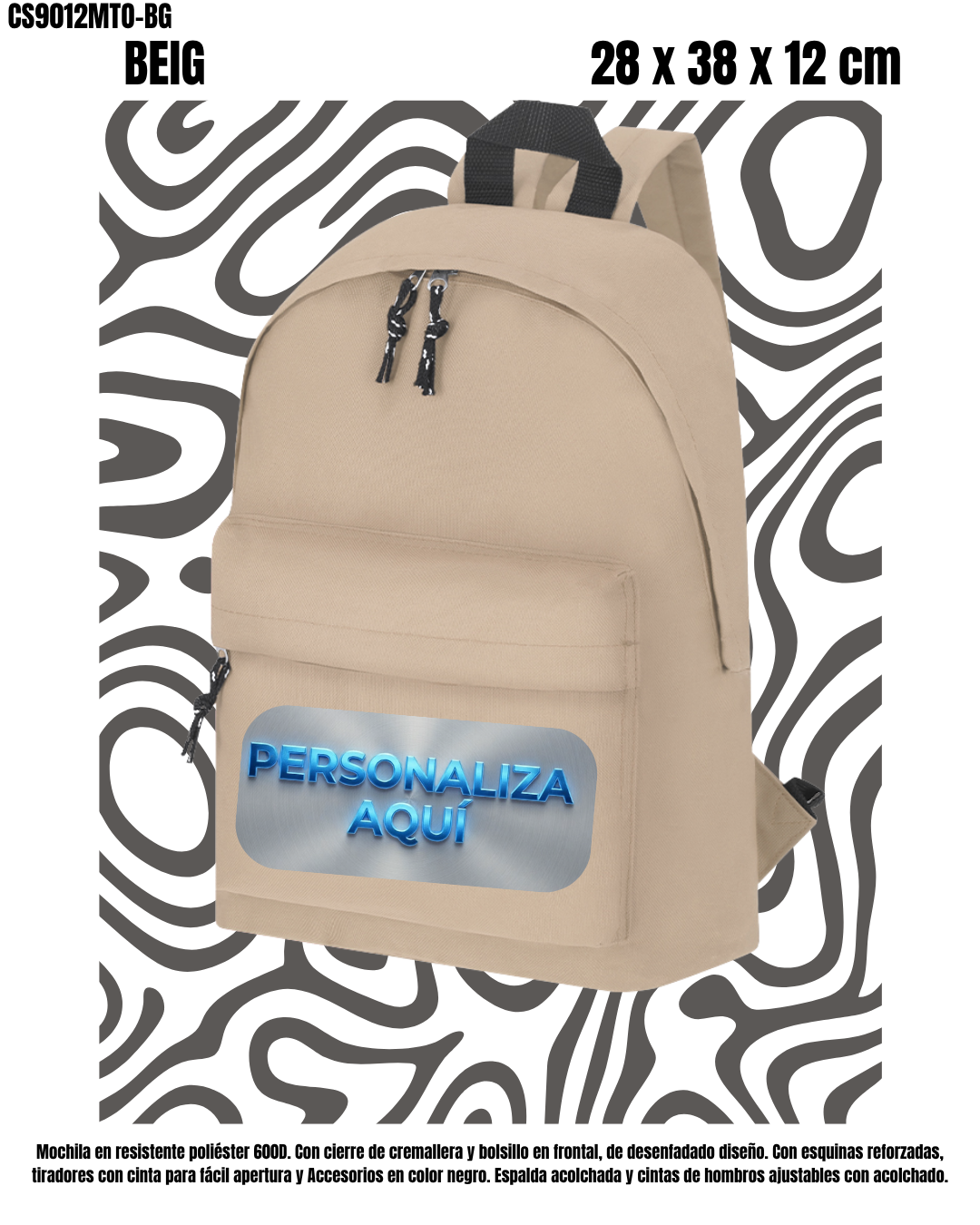 Mochila Clásica dos Bolsillos.-14 Colores.- - Imagen 5